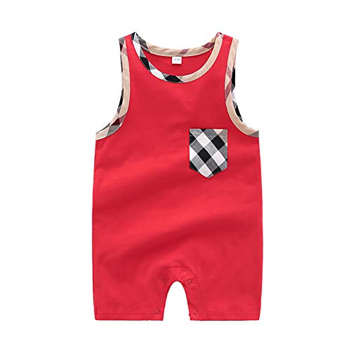 Unisex Newborn Cotton Sleeveless Baby Boy Romper Bodysuit Jumpsuit Outfits Set Baby Boy Clothes