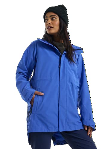 Burton Jaqueta de chuva feminina padrão Veridry 2L, azul Amparo/azul Amparo, médio