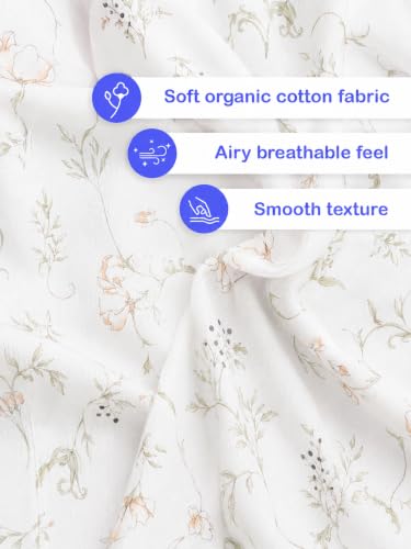 Image of Kidbea Bamboo Viscose Baby Romper, Half Sleeves Printed Bodysuit for Kids