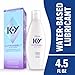 K-Y Ultragel Premium Water-Based Body Friendly Formula 4.5 Fl Oz. Personal Lubricant for Wetter Sex for Men, Women and Couples & Safe to Use with Silicone Toys (2 Pack)