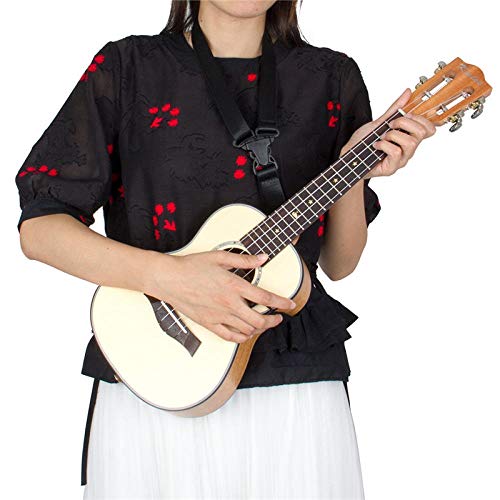 Kmise Ukulélé de concert en épicéa massif acajou tête de guitare classique 23 pouces ukulélé 4 cordes Hawaii Guitar… - Les Beatles, Paul McCartney, John Lennon, RIngo Starr, George Harrison Kmise Ukulélé de concert en épicéa massif acajou tête de guitare classique 23 pouces ukulélé 4 cordes Hawaii Guitar… – Image 7