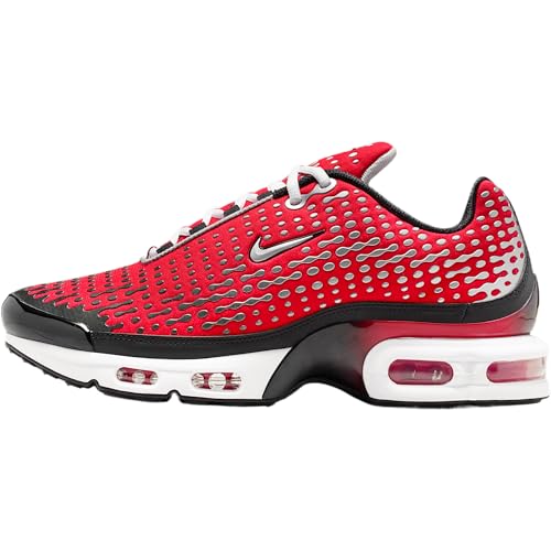 Nike Air Max Plus VII rouges et noires, baskets amorties Tn pour homme