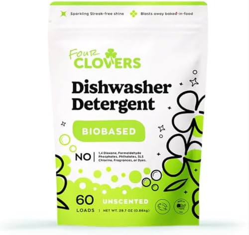 Powder Dishwasher Detergent | Safe, Clean Ingredients | Concentrated & Effective Cleaning Power image 2