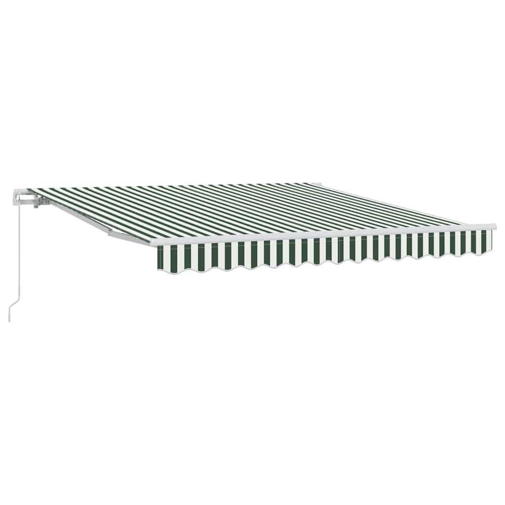 Store banne en polyester rayé 300x250 cm avec manivelle robuste pour balcon