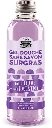 Mi-FIGUE Mi-RAISIN - Gel de ducha de 100 ml serie limitada - Les Petit Baños de Provence - Gel de ducha divertido y divertido