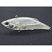 wLure 10 Blank Unpainted Lipless Crankbait VIB Wide Profile Tight Wiggle Sinking Fishing Lures With Free Eyes UPL536P10
