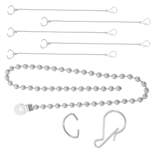 Abaodam 6個 トイレフラッパーチェーン 耐久ステンレス製 多用途排水弁交換用チェーン 便器タンク部品 こびりき防止機能付き