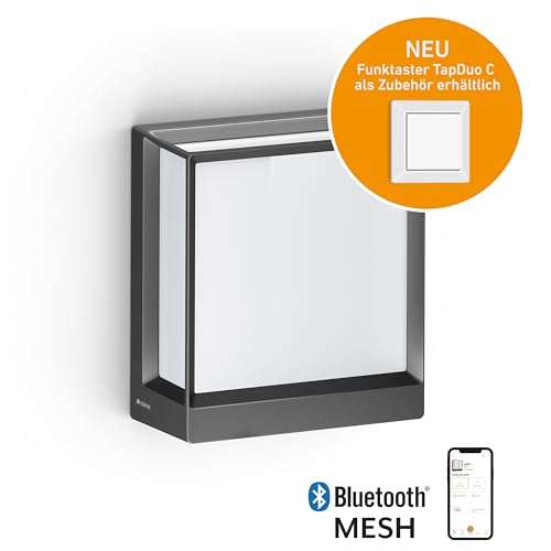 Steinel applique LED extérieure L 40 C anthracite 3000K connectée Bluetooth Mesh - 3
