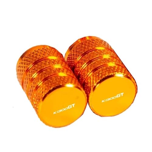 Bouchon de valve pneu moto K1300GT capuchon de potence BMW orange