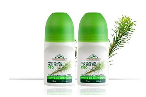 2-Pack Corpore Sano Bio Certified Extract Roll-on Deodorants.97% Natural and non-staining (Autralian Tea Tree Oil)