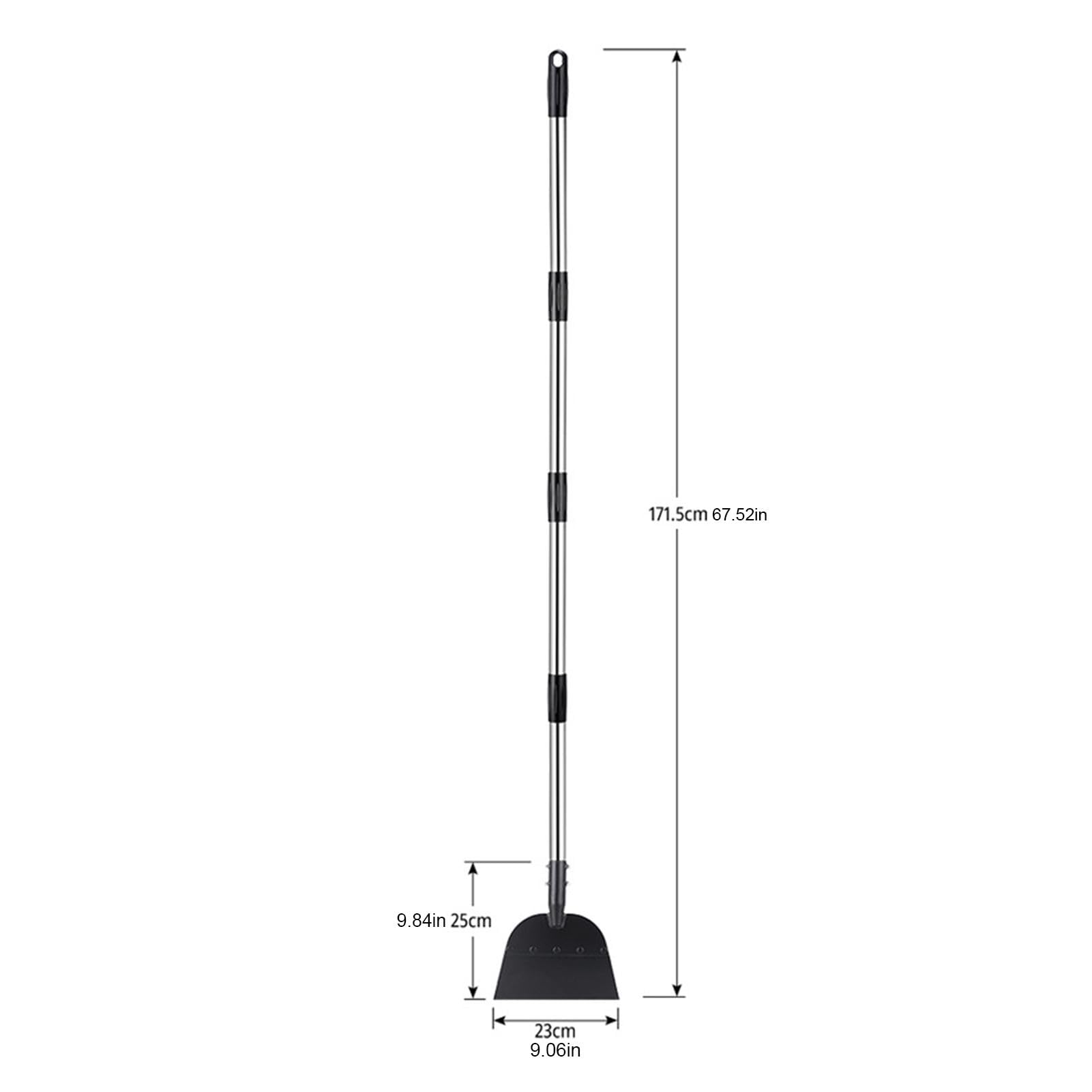 Pala da Giardino Attrezzo per Rimozione Ghiaccio a Manico Lungo | Raschietto Esterno per Bordatura del Prato per Passaggio Cortile Terrazza Balcone Giardino Prato