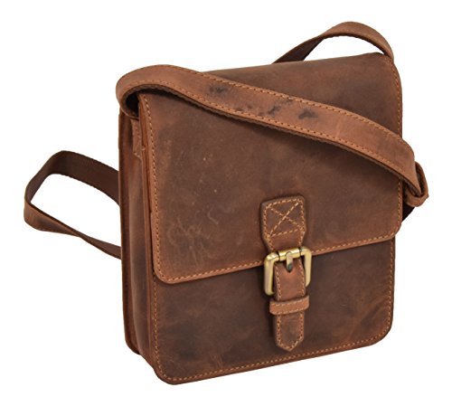 Pochette de vol en cuir véritable HLG204 : gardez votre smartphone et argent en sécurité