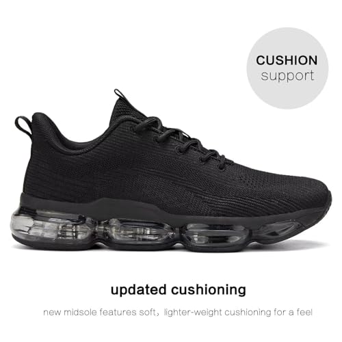 Image of Mens Running Shoes Air Low Top Comfort Walking Lace Up Sneakers Breathable Fashion Tennis Sport Gym Fitness Cross Trainers