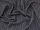 anzugstoffe berlin Stoffgewicht: Medium. Lady McElroy Nadelstreifen-Anzugstoff, Meterware, Schwarz
