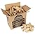 Carolina Cookwood Mini Pizza Oven Wood 6 Inch Firewood Pizza Logs Naturally Cured White Oak Hardwood for Portable Wood Pizza Ovens 750 Cubic Inches, Approximately 12-14lbs