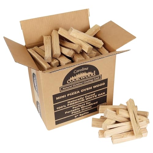 Mini Pizza Oven Wood, 6 Inch Firewood Logs, White Oak