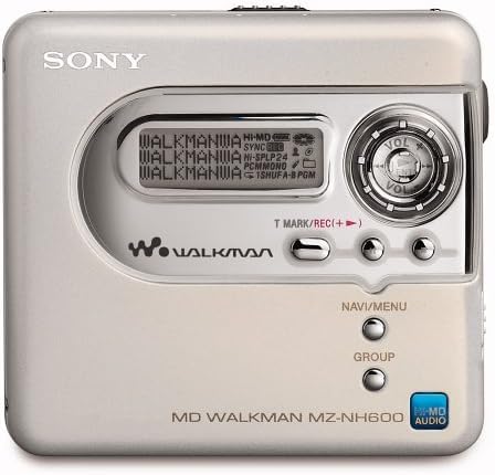 Sony MZ-NH 600/W Tragbarer MiniDisc-Rekorder (Hi-MD) weiß
