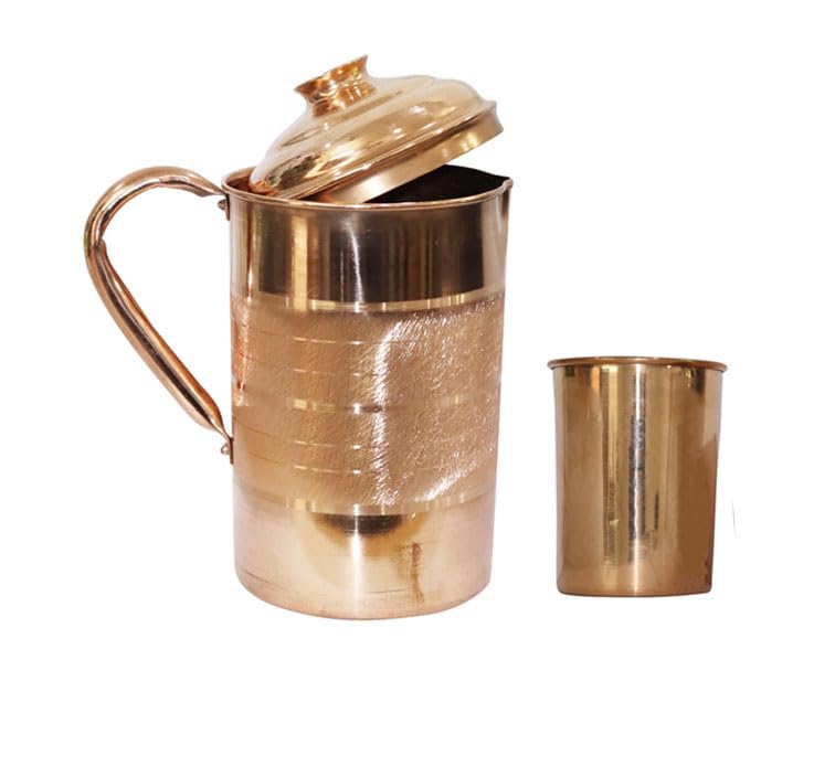 Verre cuivre récipient carafes verre BRACOP : gardez vos boissons fraîches sans glaçons