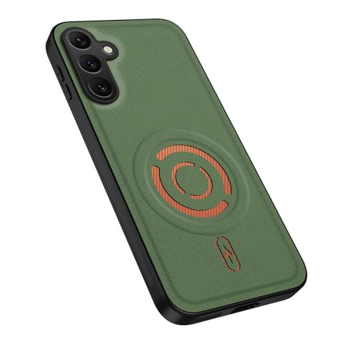 MTRIEBA Magnetic Phone Case for Samsung Galaxy A15, Green