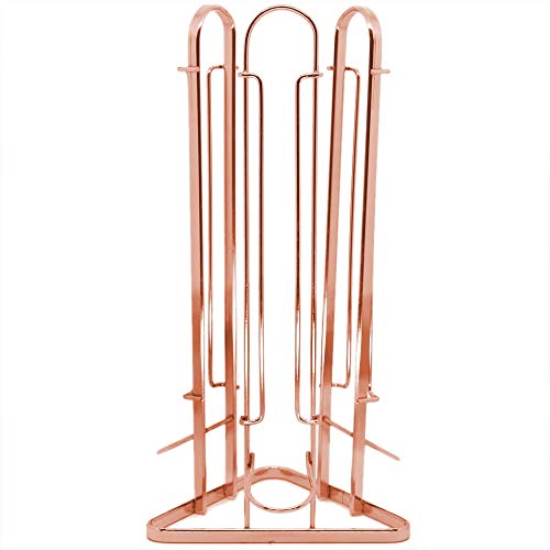 Passerini, 5878, Porta Capsulas Café Chá Suporte de Cápsulas Organizador Mesa Nespresso, cor Cobre