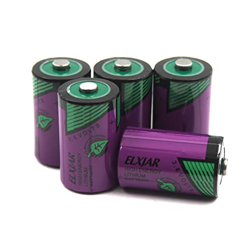 Coonyard 5-Pack 3.6V 1200mAh TL-5902 Lithium Batteries