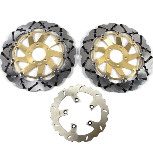 Disques de frein Kawasaki ZRX 1200 et 1100 rotor avant arrière couleur or