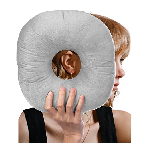 Hshbxd Ear Piercing Pillow For Side Sleepers, Donut Pillow For Ear Pain And Cnh, Ear Pillow With Holes For Side Sleepers, Ear Inflammation Relief #TOP7