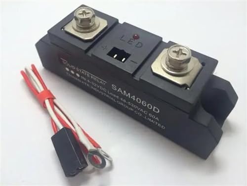 Relé de estado sólido DC-AC SAM40150D con alta disipación térmica y conmutación silenciosa