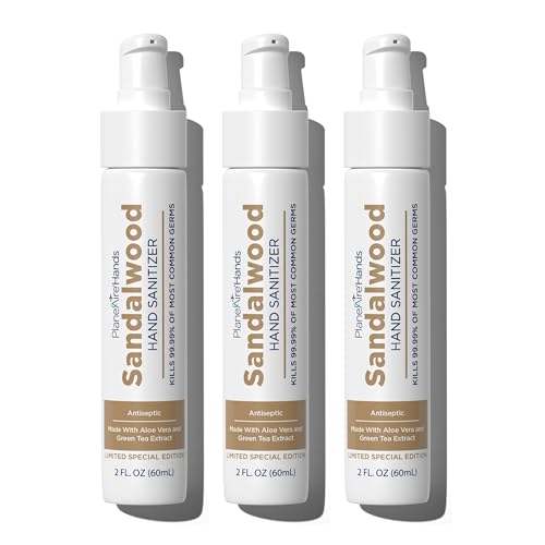 PlaneAire Hands (2 oz. Sandalwood Lotion) 3-Pack