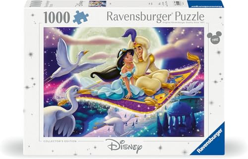 Ravensburger - Puzzle 1000 Pezzi Disney Aladdin, Puzzle Adulti 14+ 70x50cm