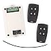 Solidremote Intelligent Wireless Relay Switch Receiver 2-Channel with 2 FCC ID RF Remote Control Transmitters - 2017 Next Generation with Secure AES Encryption (KIT-2)