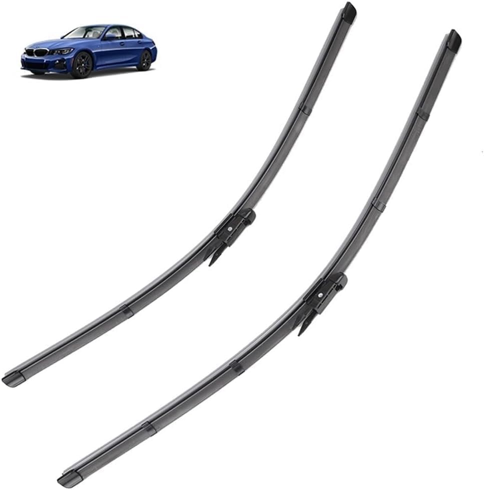 Car Window Wipers Blades for BMW 3 Series G20 G21 2019 2020 2021 2022 2023 318d 320i 320d 340i 330i 330e, Window Wiper Blade Set Automotive All-Climate Efficiency Replacement Blades