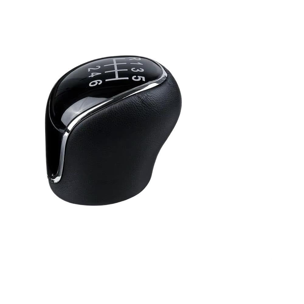 POANBCGY Auto Parts 6 Speed Car Leather Gear Shift Knob for S-Max C-Max for Kuga for Galaxy for Mondeo 4 Mk4 for Transit for Tourneo