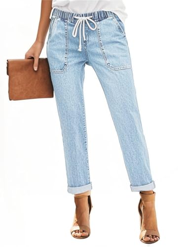 Addkaka Women's High Waisted Stretch Jeans -...