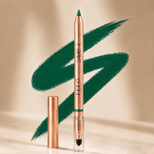 Best Coloured Kajals for Everyday Makeup 56 Smoke X Kajal (Electric Green)