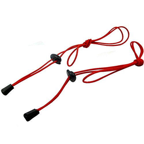 No Tie / Tie Free Elastic Shoelaces Lock Shoe Laces Strings Round (Beige) #TOP4