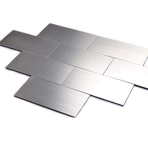 Peel and Stick Tile Backsplash, Stick on Kitchen Backsplash(3x6 Inch Chip Size, Pack of 40)