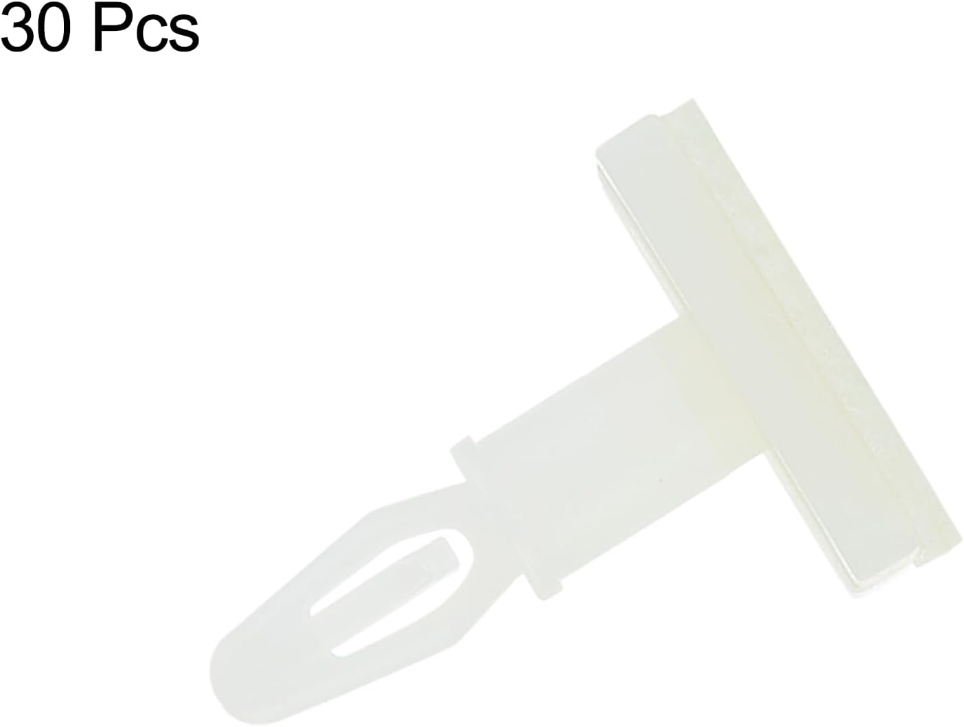 MECCANIXITY 30 Pcs Adhesive PCB Spacer, Sticky Nylon Insulated Standoffs for PCB Board, Supporting Height 0.24", Fits PCB Hole Dia 3mm to 3.2mm, White