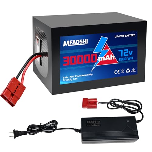 MFAOSHI 72V LiFePO4 Battery for E-Bikes, Scooters & Motorcycles,High-Performance Battery