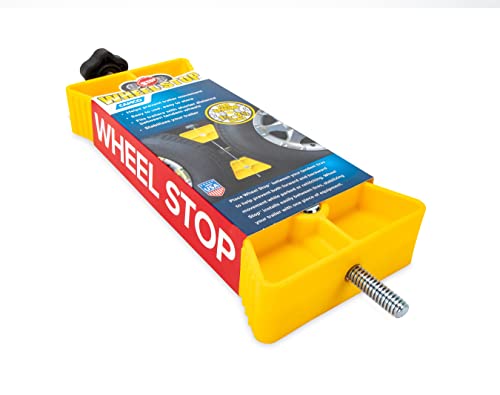 Camco Small Rv Wheel Stop | Features A Lightweight Heavy-Duty Design With A Rubber Handle, Prevents Shifting Of Trailer Tandem Tires While Parked Or Re-Hitching, And Fits 26” To 30” Tires (44652) #TOP4