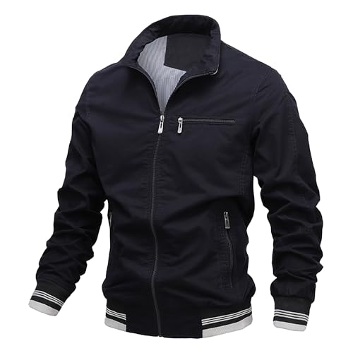 Veste de baseball homme zippé complet contre la fraîcheur en sport