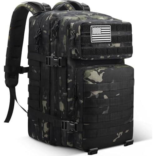 Military Tactical Backpack for Men Army 3 Day Assault Pack Outdoors Hiking Treeking Rucksack with Molle System