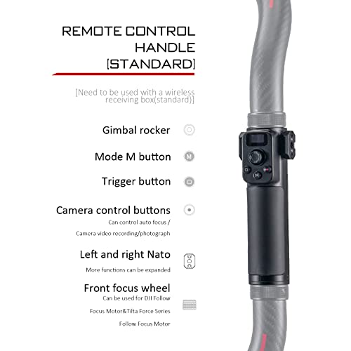 Tilta Advanced Ring Grip for RS 3 PRO/RS 2 | Increased Stability, Control RS 2 Gimbal, Nucleus M, Na