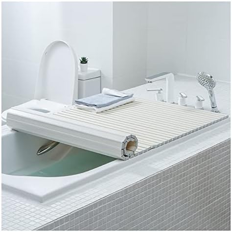 Bathtub Tray Dustproof Foldable Bathtub Cover Bathtub Insulation Cover, Bathtub Shelf Bath Lid Bathtub Tray Bath Boards Insulation Board, Width 70/80/90cm, Thickness 1.2cm Multifunctionalh