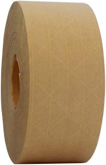 GGR Supplies WAT-WAE Water Activated Reinforced Kraft Paper Gummed Tape 2.75 in. x 375 ft. (Pack of 1)