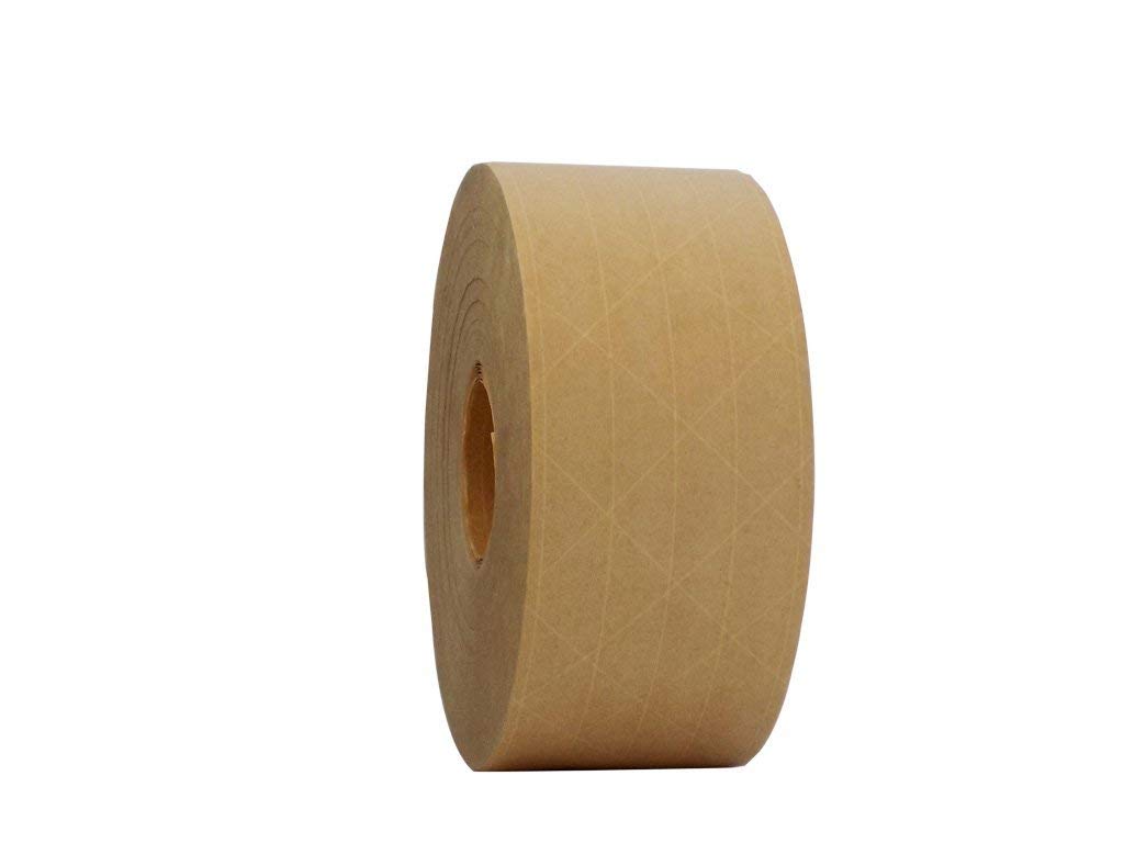GGR Supplies T.R.U. WAT-WAE Water Activated Reinforced Kraft Paper Gummed Tape (3 in. x 375 ft. (Pack of 2))