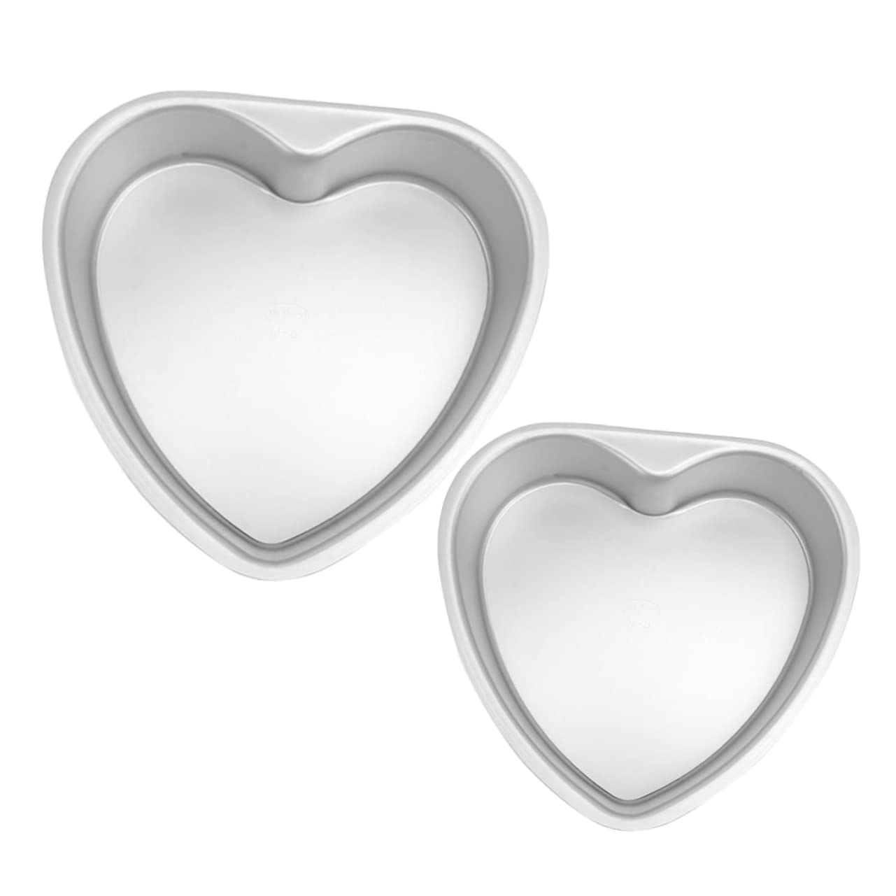 HEMOTON 6pezzi Teglie Da Forno Cuore Da Stampo Per Torte Con Fondo Rimovibile Per Biscotti e Cheesecake Per Cucina Domestica e Occasioni Speciali