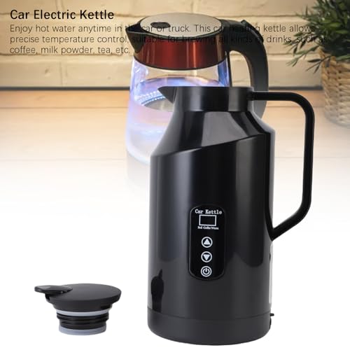 Hervidor eléctrico portátil para auto 1500ml miniatura 7