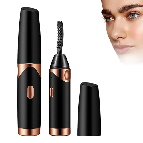 HASAIKA® Rizador de Pestañas Termico, Heated Eyelash Curler, Calentamiento rápido, rizos duraderos