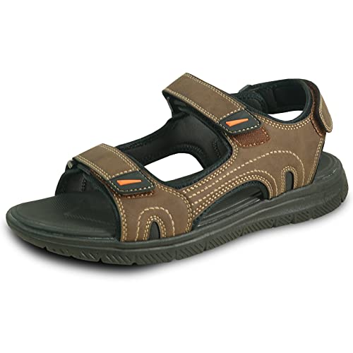 Sandales de rivière homme KOZI bout ouvert sangle réglable noir